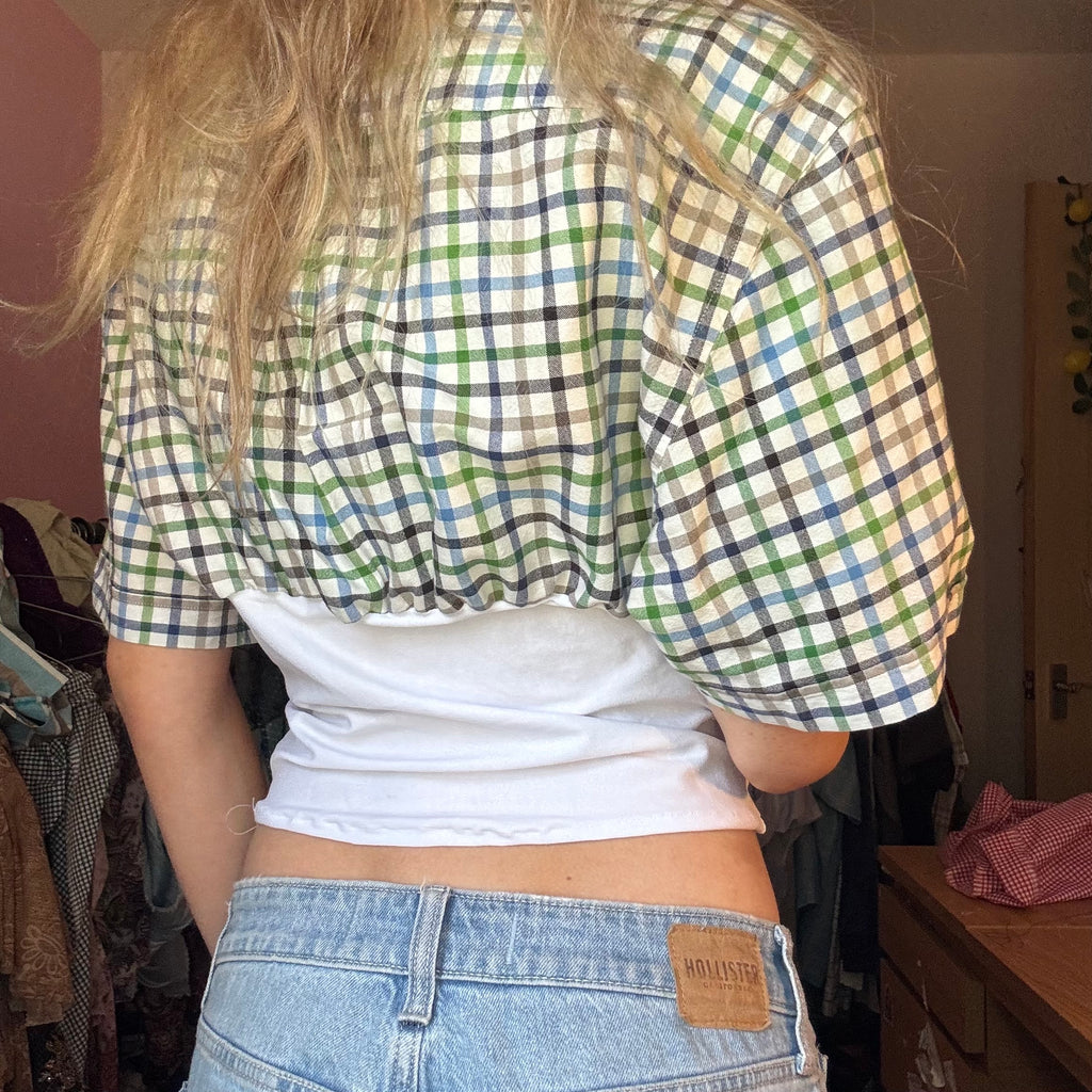 One of a kind up-cycled shirt