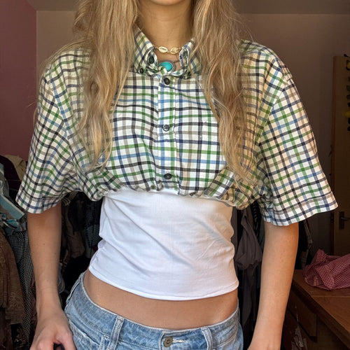 One of a kind up-cycled shirt