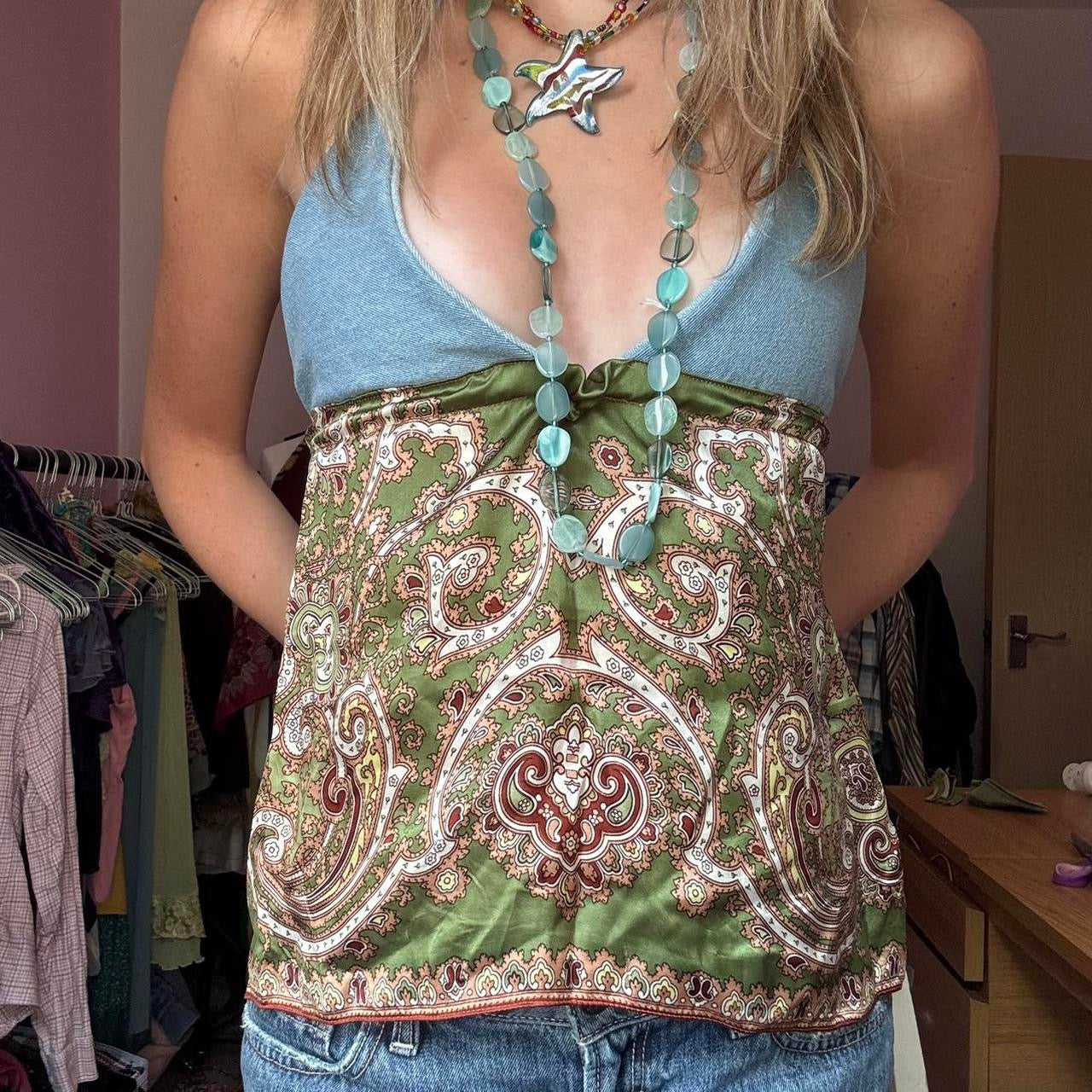 The One of a kind scarf top
