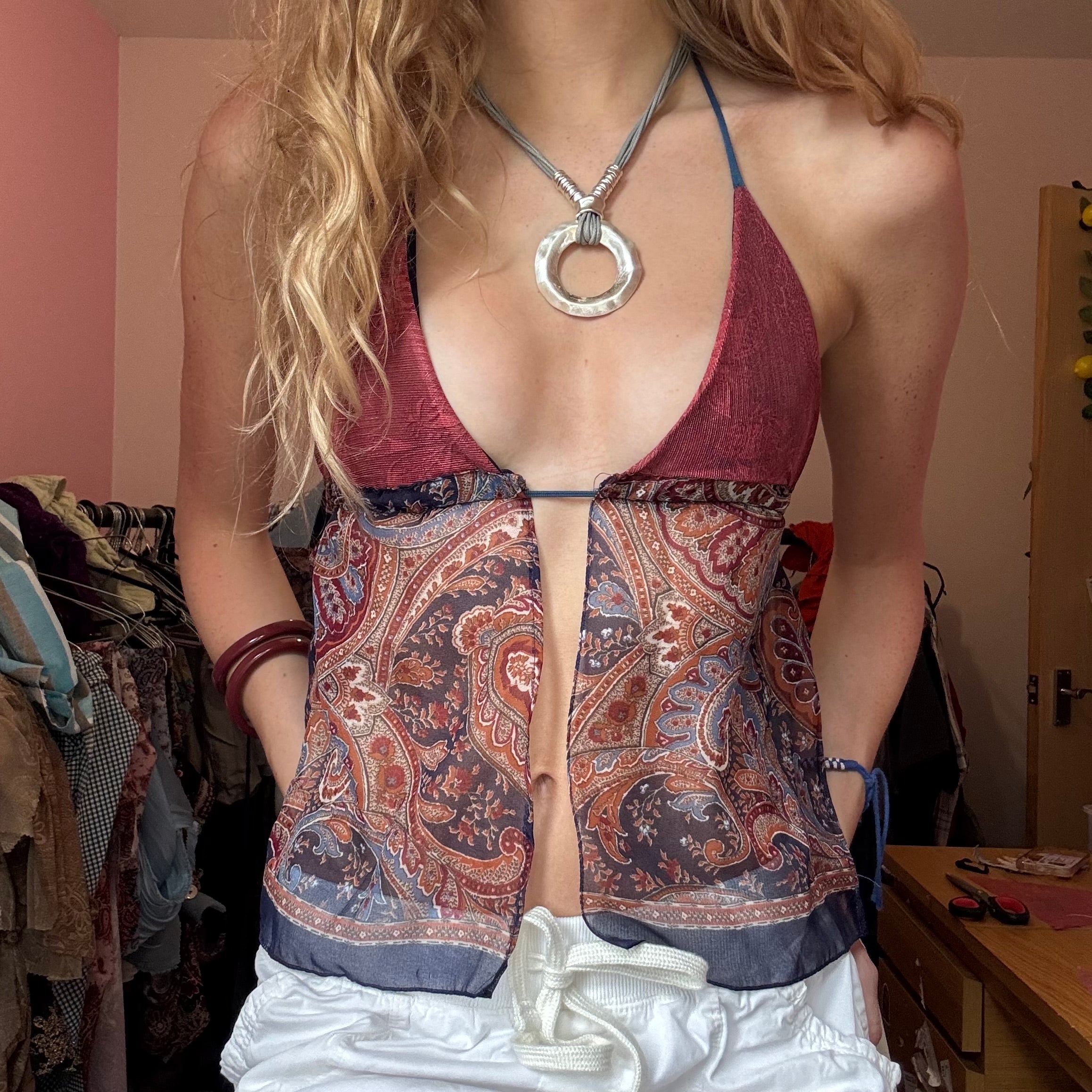 One of a kind “Harriet” top